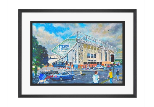 Elland Road Stadium 'Going to the Match' Fine Art Print - Leeds United Elland Road Stadium 'Going to the Match' Fine Art Print - Leeds United FC
